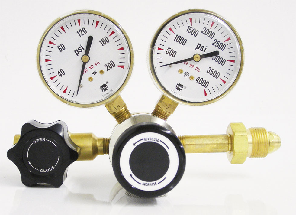 Brass 1-Stage Gas Regulator